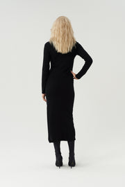Karen cashmere dress (black)