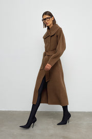The Kelly Coat - Brown
