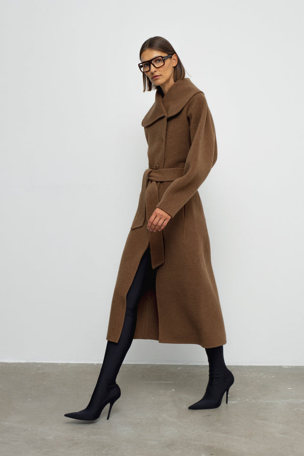 The Kelly Coat - Brown