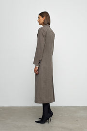 Denis Coat- Brown Herringbone