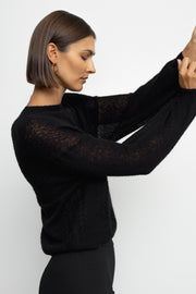Serenity Cashmere Sweater - Black