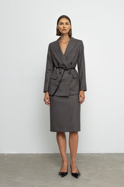 Paris Jacket - Brown Check