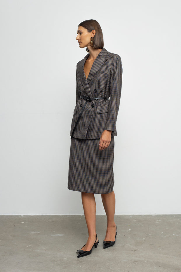 Paris Jacket - Brown Check