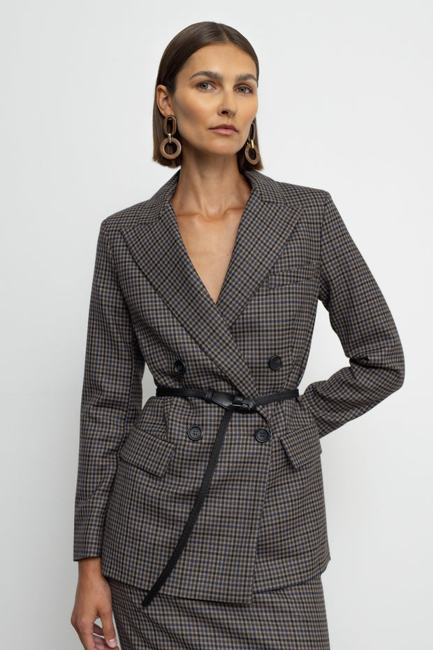 Paris Jacket - Brown Check