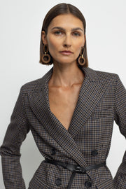 Paris Jacket - Brown Check