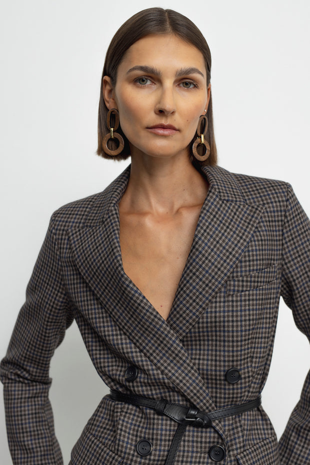 Paris Jacket - Brown Check