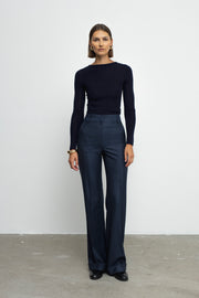Lee Cashmere Sweater - Navy