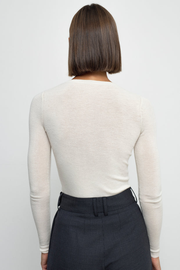 Lee Cashmere Sweater- Cream