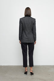 Zoe Black Checkered Jacket