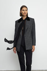 Zoe Black Checkered Jacket