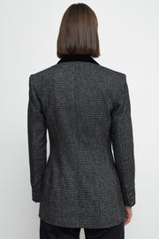 Zoe Black Checkered Jacket