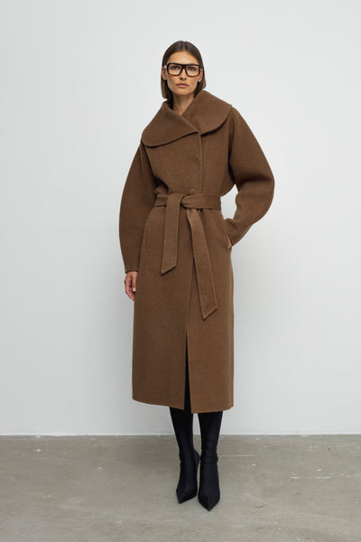 The Kelly Coat - Brown