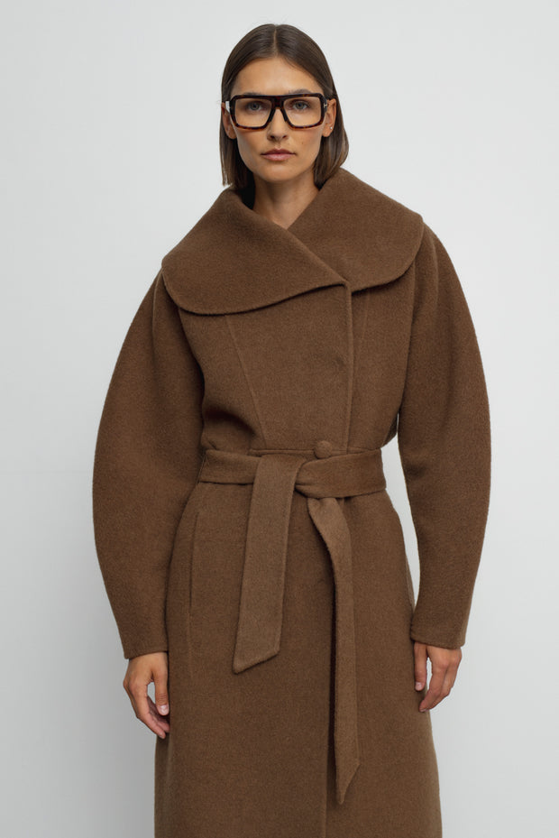 The Kelly Coat - Brown