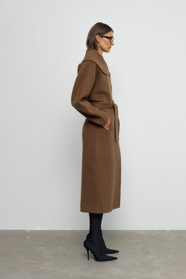 The Kelly Coat - Brown