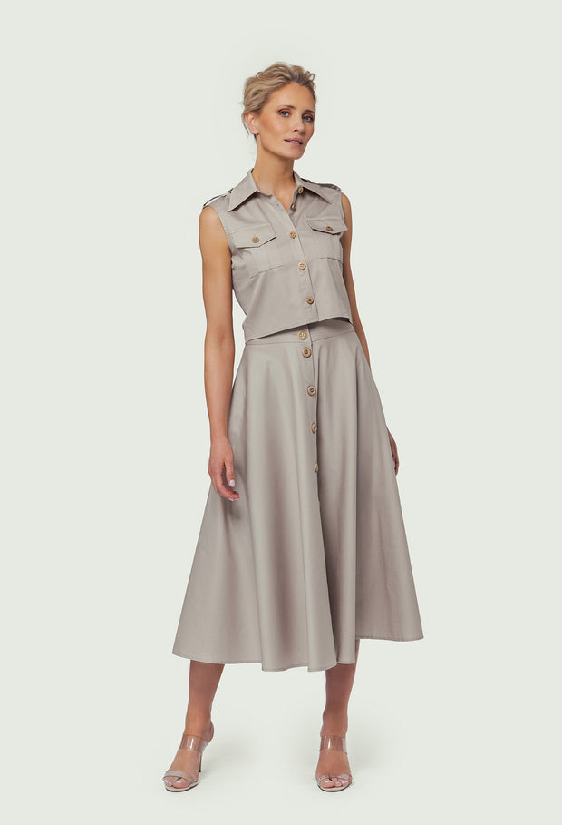 Jackie Shirt Beige