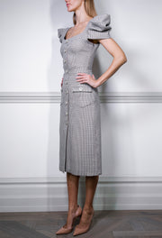 Lima herringbone check