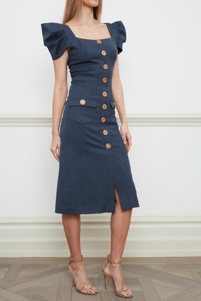 Lima dress navy