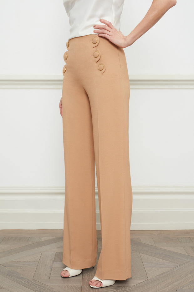 Andrea wide leg trousers camel