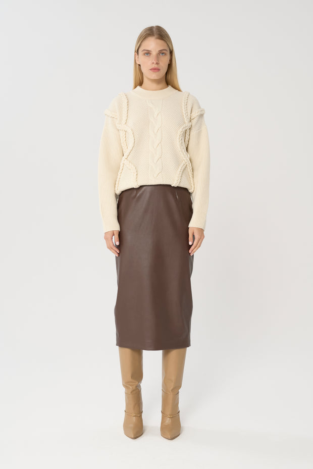 Dublin Skirt Vegan Leather