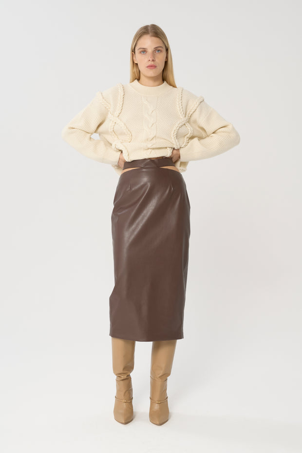 Dublin Skirt Vegan Leather