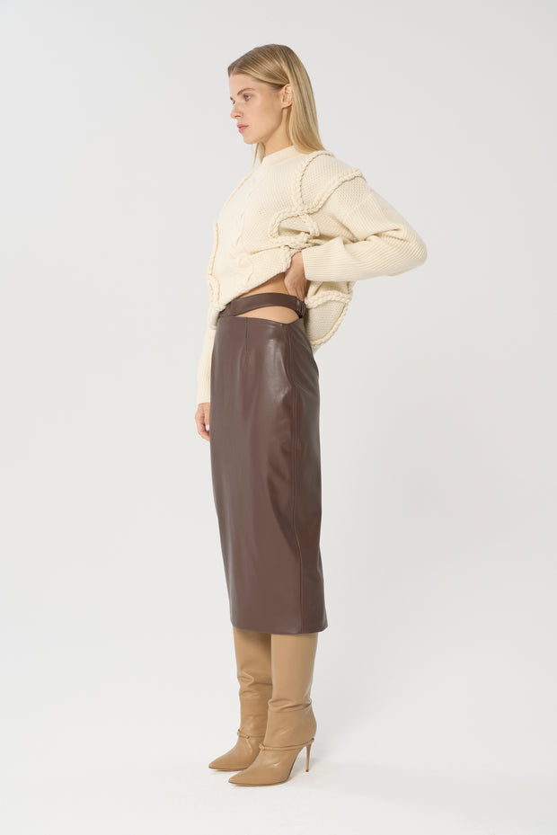Dublin Skirt Vegan Leather