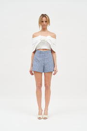 SS23 Agnes Shorts (blue check)